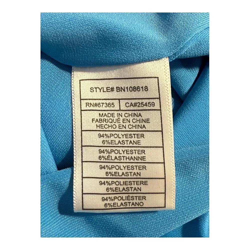 NEW Steve Madden Women’s XS Blue Ayana Dress Bodycon One Shoulder NWOT‎